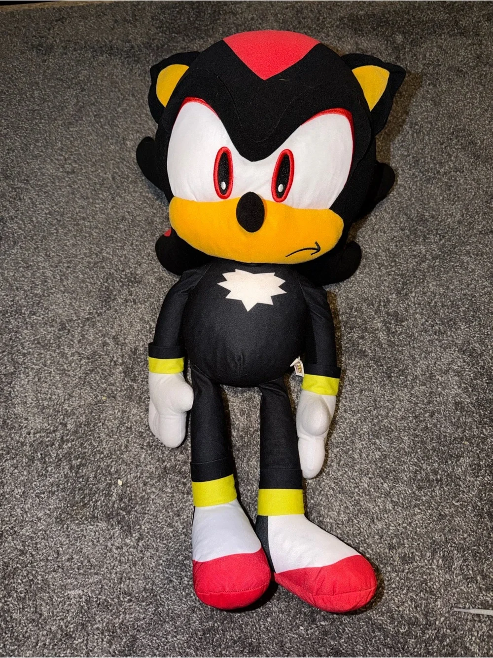 Sega Toy Factory Shadow The Hedgehog 2024 21” Plush Large Good Condition Souv